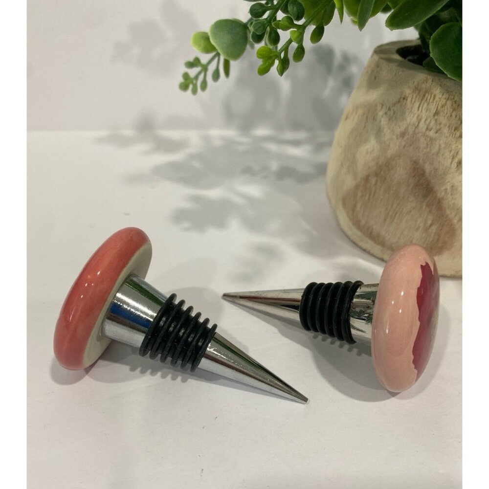 Matilda Jane Ceramic Wine Stoppers Decanter Toppers New